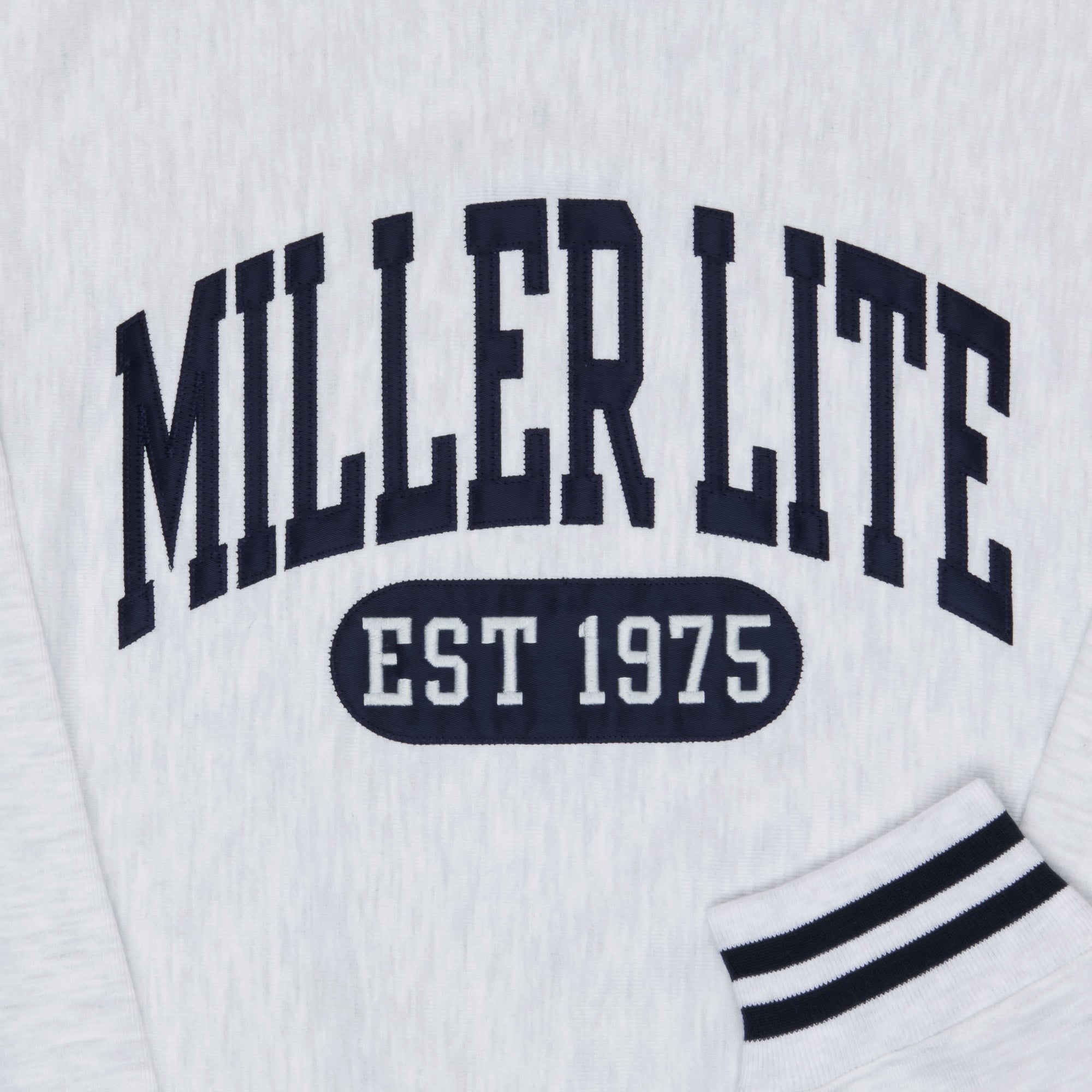 CHAMPION® MILLER LITE VARSITY CREW SWEATSHIRT