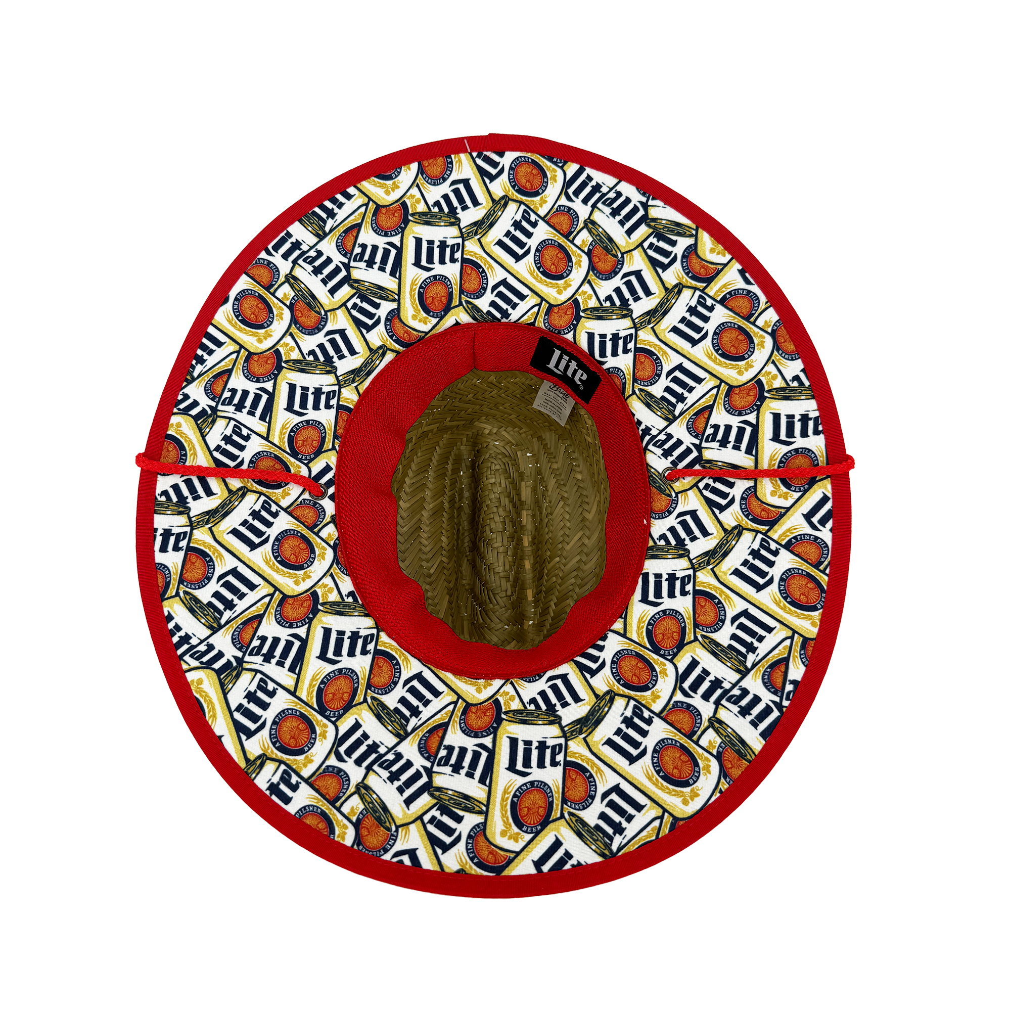 IT'S MILLER TIME LIFEGUARD STRAW HAT