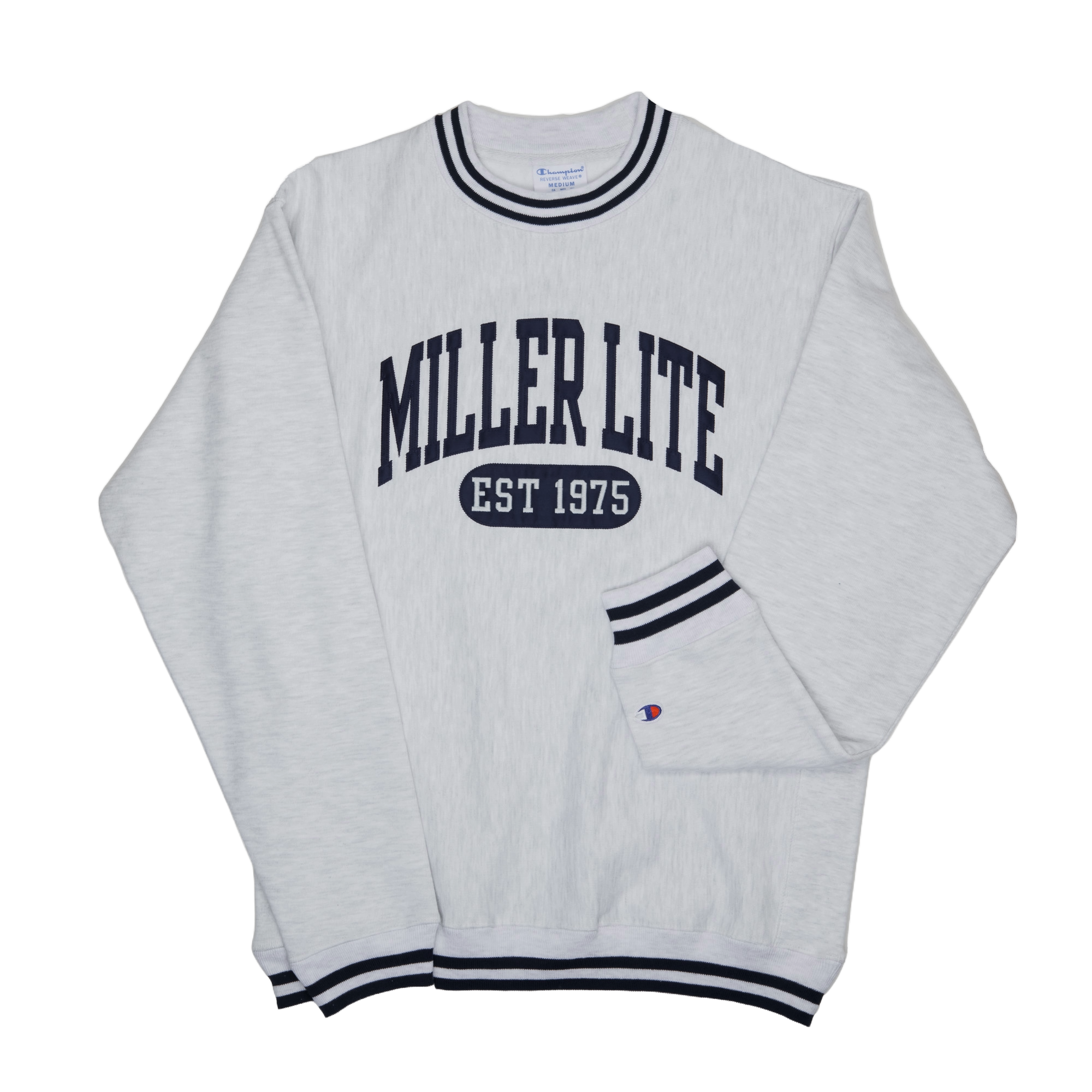 CHAMPION® MILLER LITE VARSITY CREW SWEATSHIRT